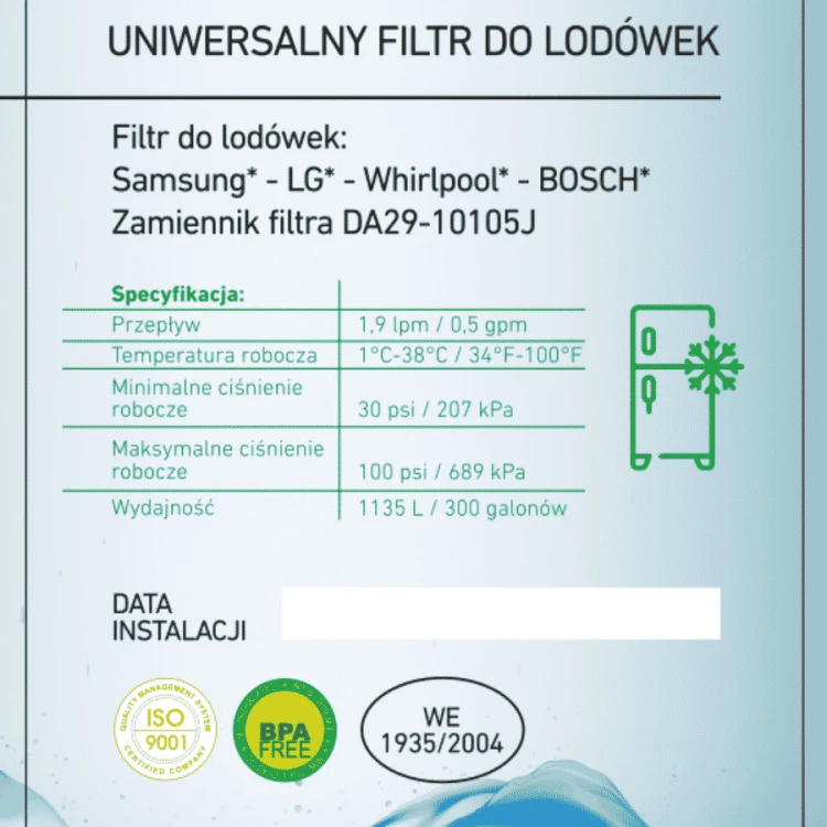 Filtr Coffix RF-501 do lodówek | CoffeeLove