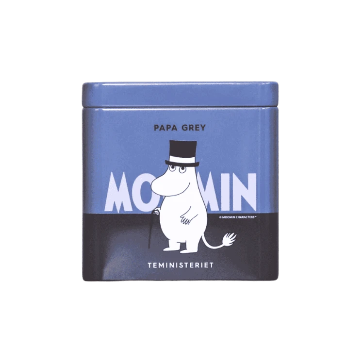 Moomin Black Tea Papa Grey Tin | CoffeeLove