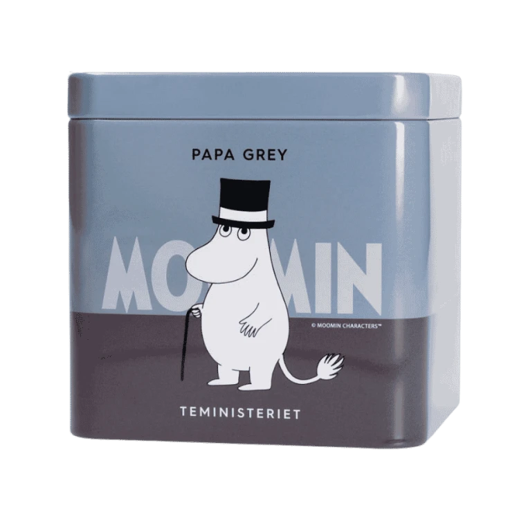 Moomin Black Tea Papa Grey Tin | CoffeeLove