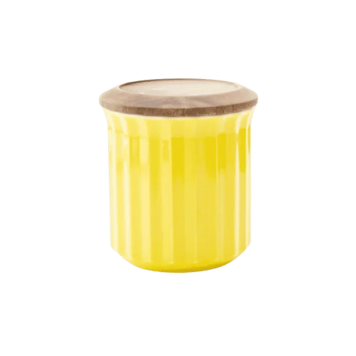 Origami Canister Yellow 200 g pojemnik na kawę żółty