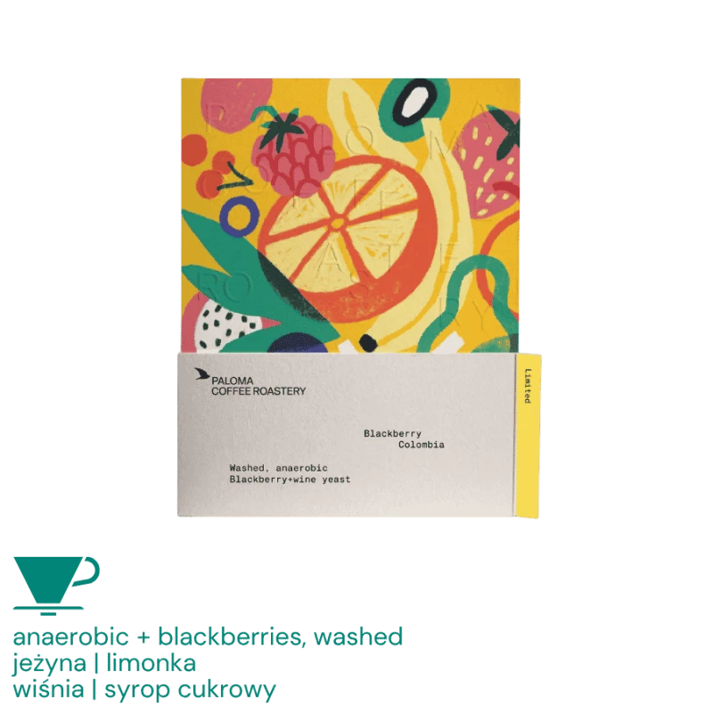Paloma Coffee Kolumbia Blackberry filter 200 g | CoffeeLove