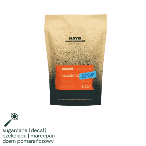 HAYB Kolumbia DECAF 250 g kawa ziarnista