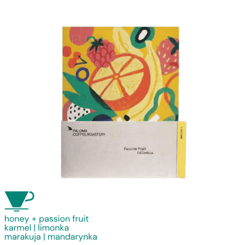 Paloma Coffee Kolumbia Passion fruit filter 200 g | CoffeeLove