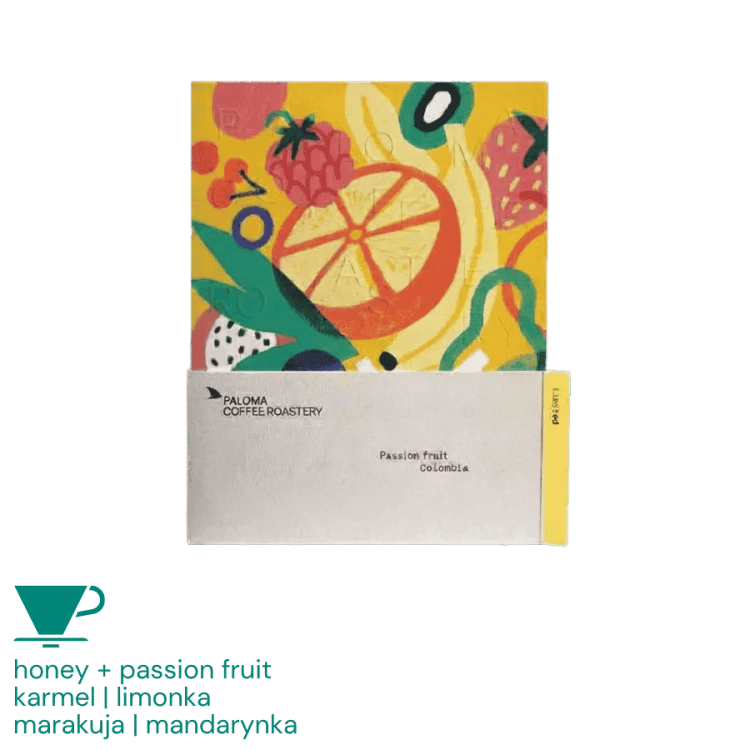 Paloma Coffee Kolumbia Passion fruit filter 200 g | CoffeeLove