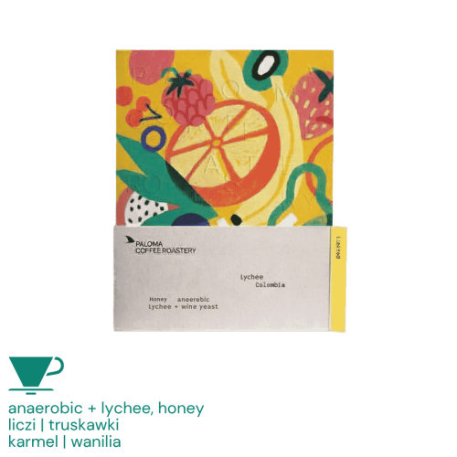Paloma Coffee Kolumbia Lychee filter 200 g | CoffeeLove