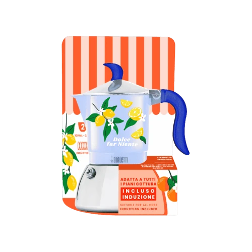 Bialetti Fruit Vibes Fiammetta Induction (2TZ) - kawiarka na indukcję (100 ml) niebieska
