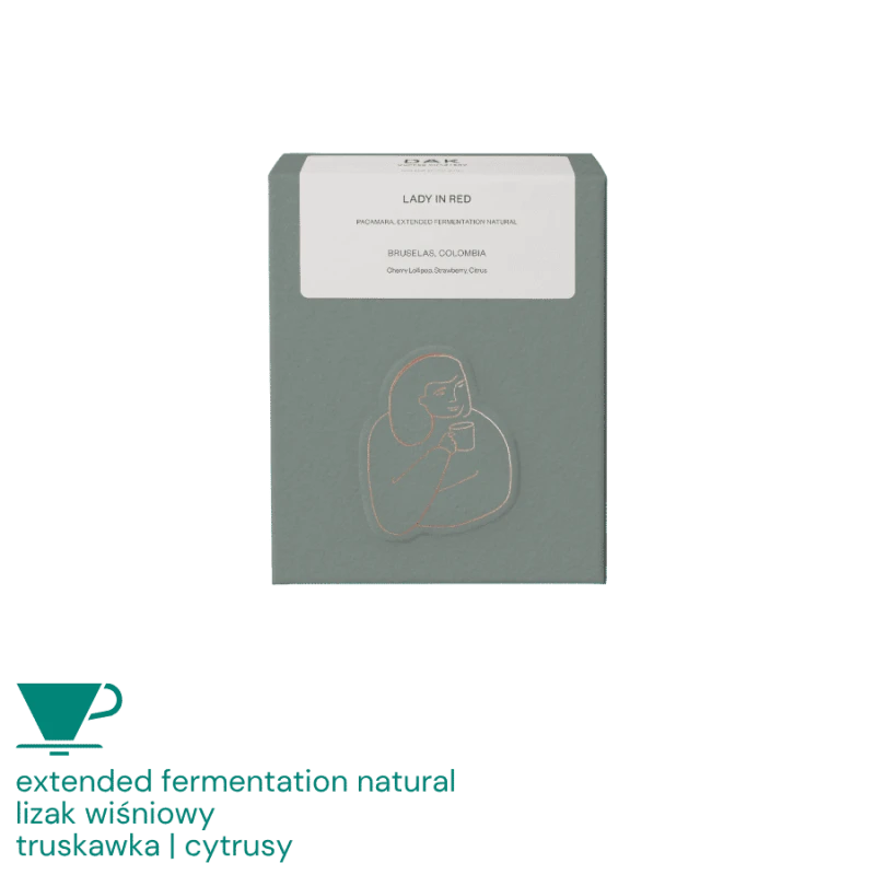 DAK Kolumbia Lady in Red filter 125 g | CoffeeLove