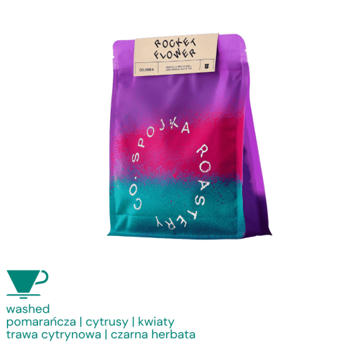 Spojka Kolumbia Rocket Flower filter 200 g | CoffeeLove