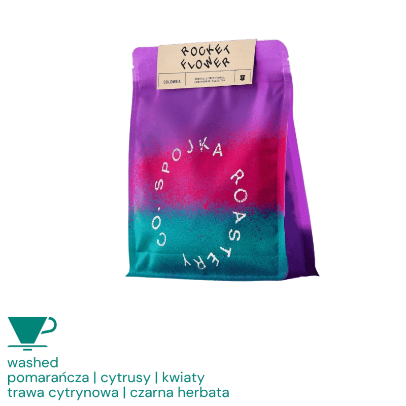 Spojka Kolumbia Rocket Flower filter 200 g | CoffeeLove
