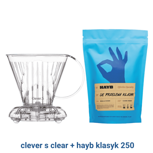 Clever S Clear + HAYB Klasyk 250 | CoffeeLove