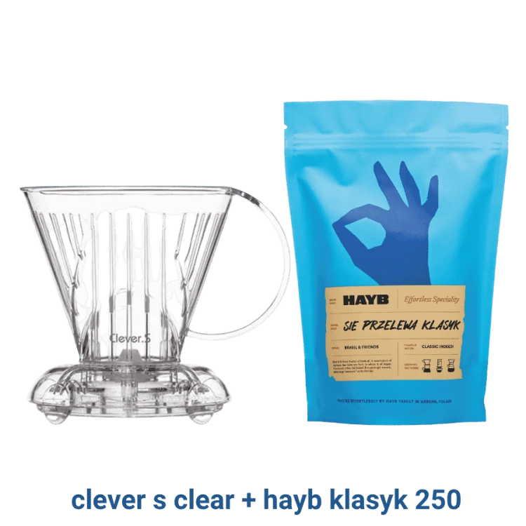 Clever S Clear + HAYB Klasyk 250 | CoffeeLove