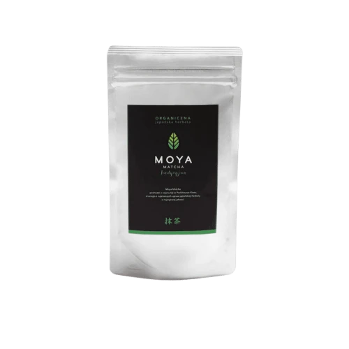 MOYA Matcha Tradycyjna 100 g organiczna japońska herbata w torebce