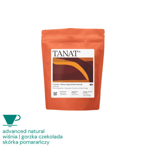 Tanat Coffee Kolumbia Edinson Argote [Gesha Natural] filter 100 g | CoffeeLove