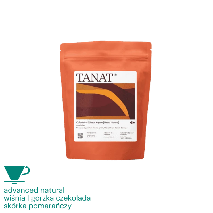 Tanat Coffee Kolumbia Edinson Argote [Gesha Natural] filter 100 g | CoffeeLove