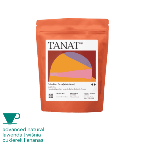 Tanat Coffee Kolumbia Finca Zarza [Wush Wush] filter 200 g | CoffeeLove