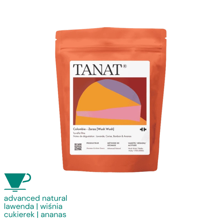 Tanat Coffee Kolumbia Finca Zarza [Wush Wush] filter 200 g | CoffeeLove