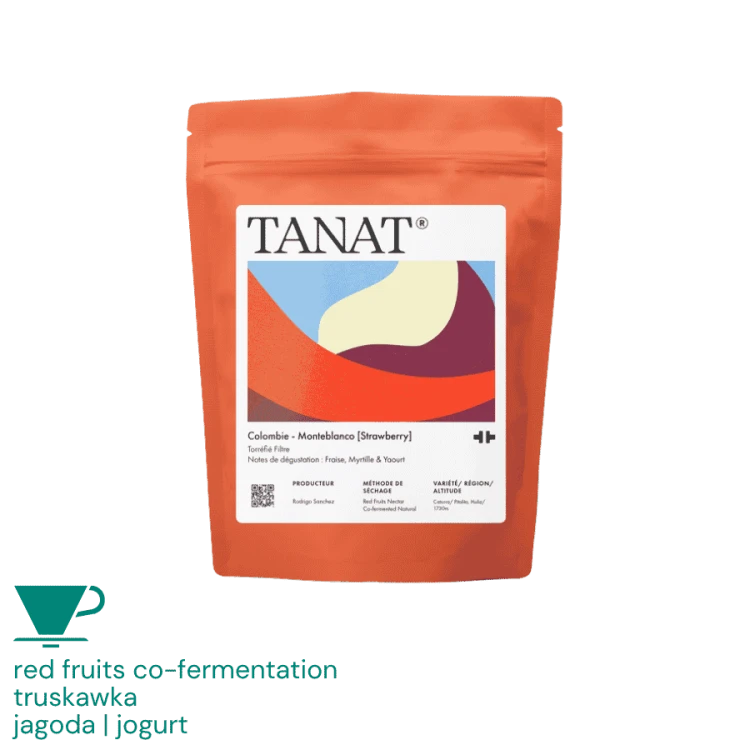 Tanat Coffee Kolumbia Monteblanco [Strawberry] filter 200 g | CoffeeLove
