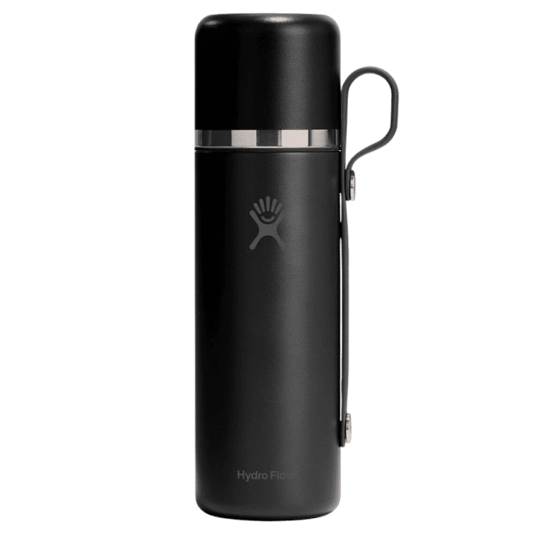 Hydro Flask Hot Flask And Cup – termos z kubkiem (828 ml) Black | CoffeeLove