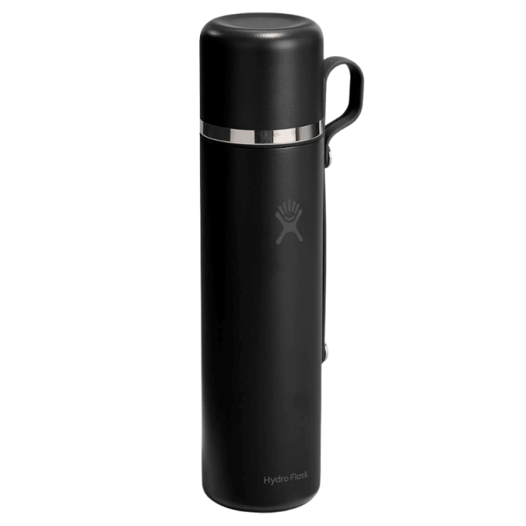 Hydro Flask Hot Flask And Cup – termos z kubkiem (1026 ml) Black | CoffeeLove