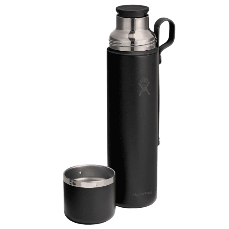 Hydro Flask Hot Flask And Cup – termos z kubkiem (1026 ml) Black | CoffeeLove