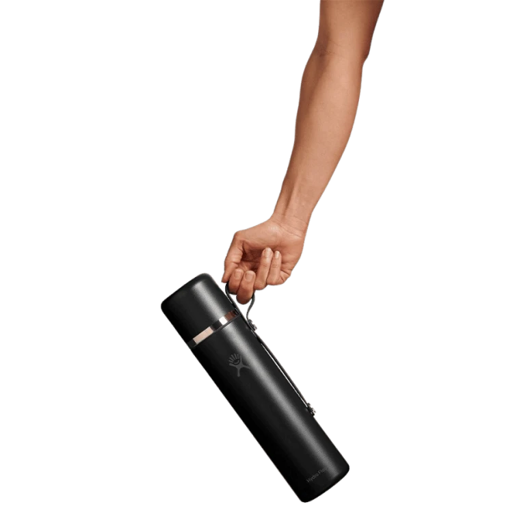Hydro Flask Hot Flask And Cup – termos z kubkiem (1026 ml) Black | CoffeeLove