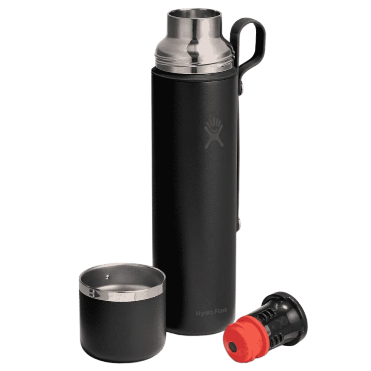 Hydro Flask Hot Flask And Cup – termos z kubkiem (1026 ml) Black | CoffeeLove