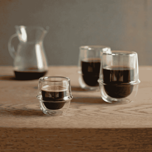 Kinto Kronos double wall coffee cup 250 ml | CoffeeLove