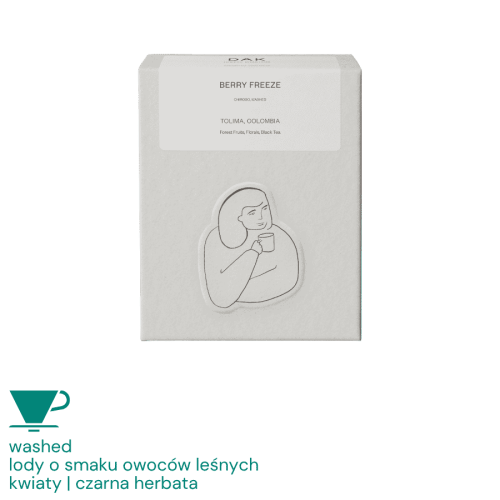 DAK Kolumbia Berry Freeze filter 200 g | CoffeeLove