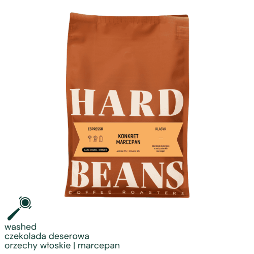 Hard Beans Blend Konkret Marcepan 1 kg | CoffeeLove