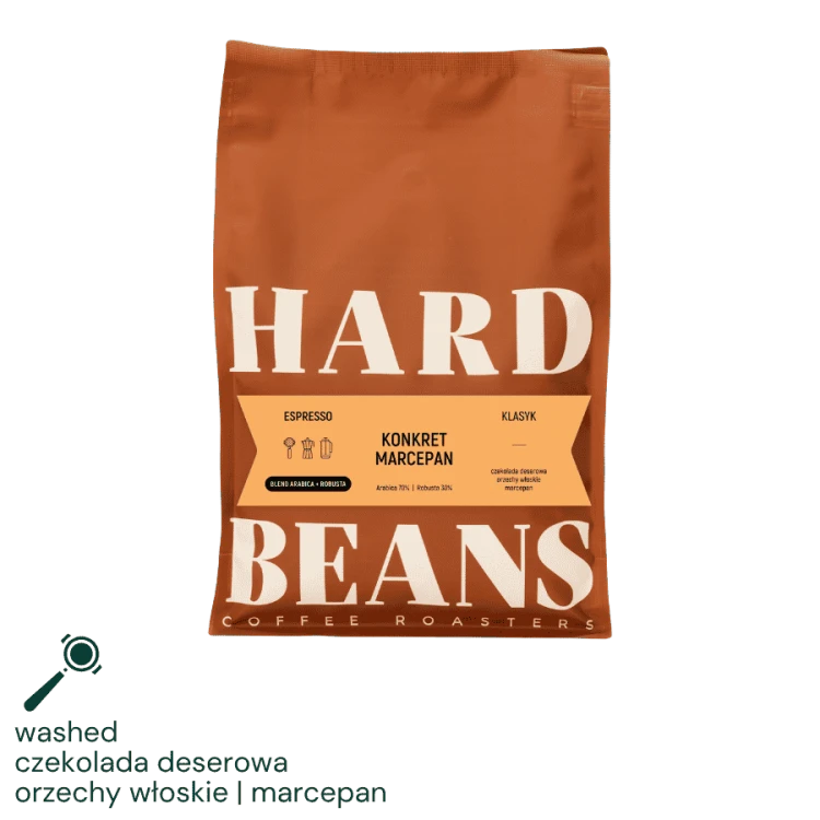 Hard Beans Blend Konkret Marcepan 1 kg | CoffeeLove