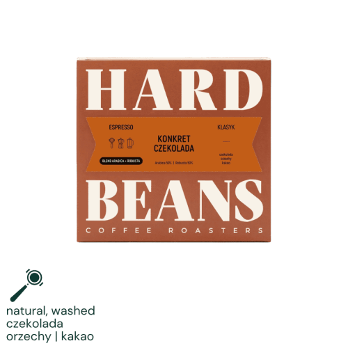Hard Beans Blend Konkret Czekolada 250 g | CoffeeLove