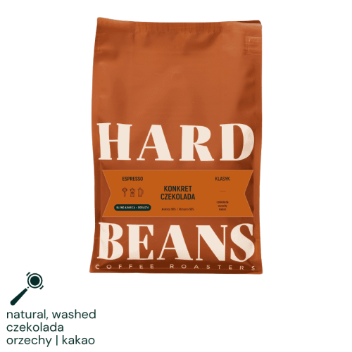 Hard Beans Blend Konkret Czekolada 1kg | CoffeeLove