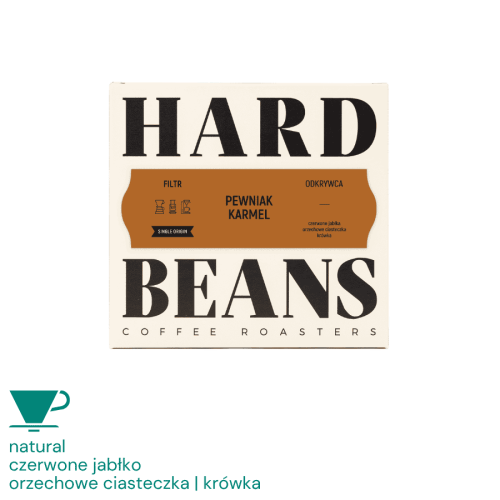 Hard Beans Brazylia Pewniak Karmel 250 g | CoffeeLove