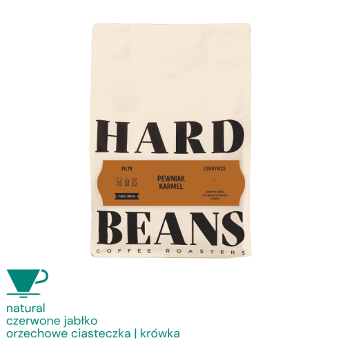 Hard Beans Brazylia Pewniak Karmel 1 kg | CoffeeLove
