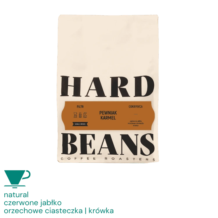 Hard Beans Brazylia Pewniak Karmel 1 kg | CoffeeLove