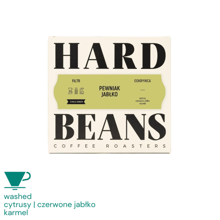 Hard Beans Kolumbia Pewniak Jabłko filter 250 g | CoffeeLove