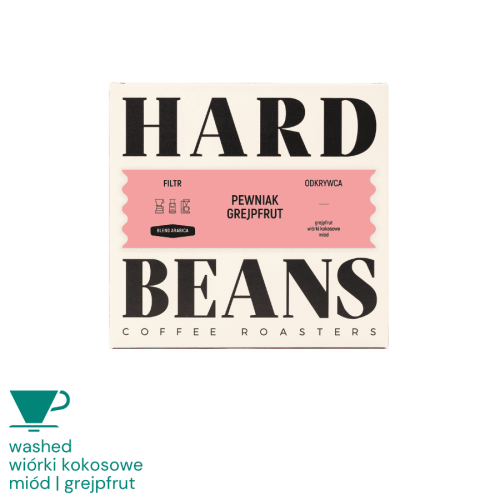 Hard Beans Blend Pewniak Grejpfrut filter 250 g | CoffeeLove