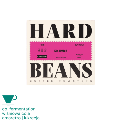 Hard Beans Kolumbia Odkrywca Galactic Cherry Cola filter 200 g | CoffeeLove