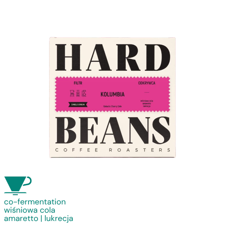 Hard Beans Kolumbia Odkrywca Galactic Cherry Cola filter 200 g | CoffeeLove