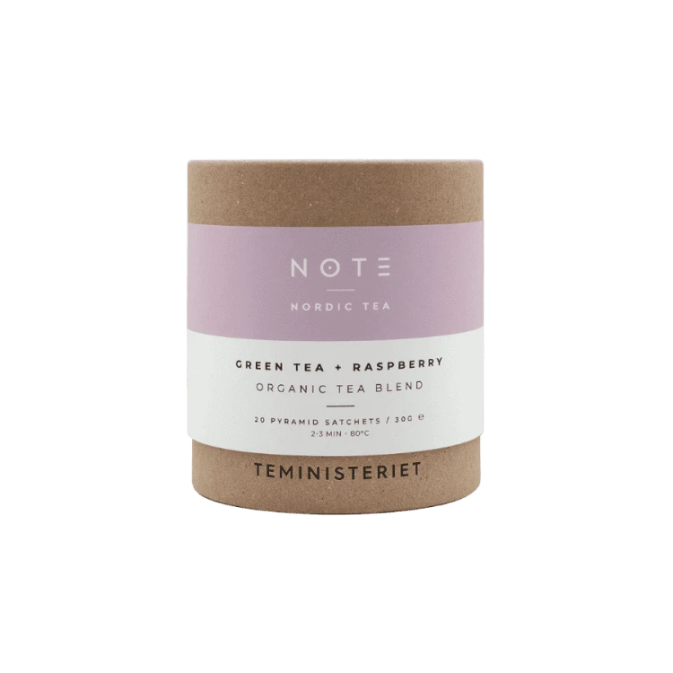 Teministeriet Green Tea + Raspberry Organic NOTE | CoffeeLove
