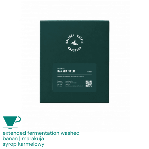 Kolibri Kolumbia Banana Split filter 250 g | CoffeeLove