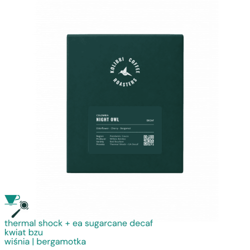 Kolibri Kolumbia Night Owl decaf 250 g | CoffeeLove