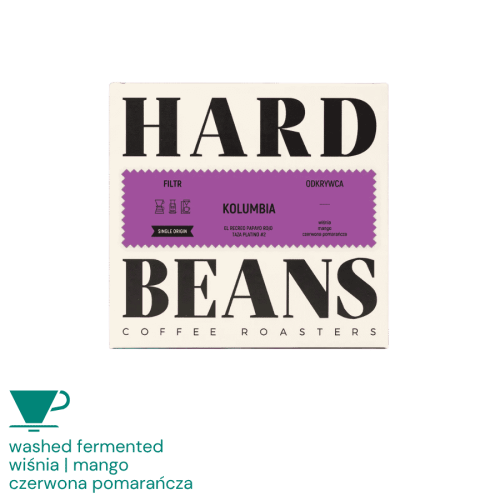 Hard Beans Kolumbia Odkrywca Finca El Recreo Papayo Rojo Taza Platino #2 filter 250 g | CoffeeLove