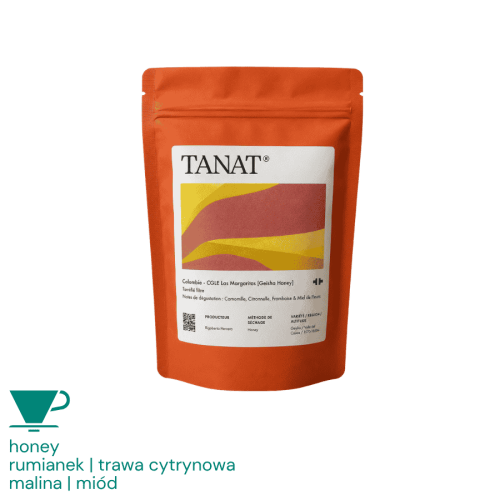 Tanat Coffee Kolumbia CGLE Las Margaritas [Geisha Honey] filter 100 g | CoffeeLove