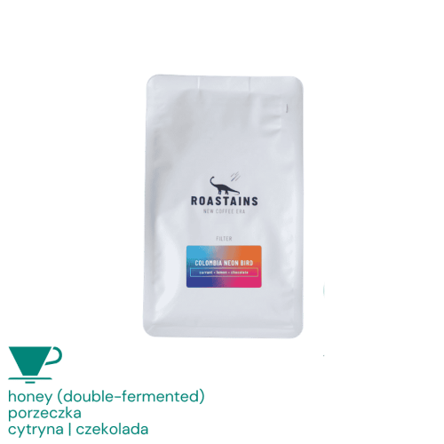 Roastains Kolumbia Neon Bird filter 250 g | CoffeeLove