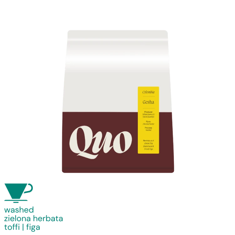 Quo Kolumbia Finca la Fuente Gesha filter 200 g | CoffeeLove