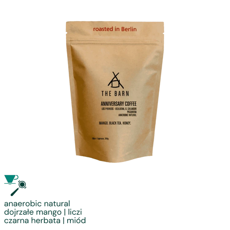 The Barn Salvador Anniversary Coffee omniroast 250 g | CoffeeLove