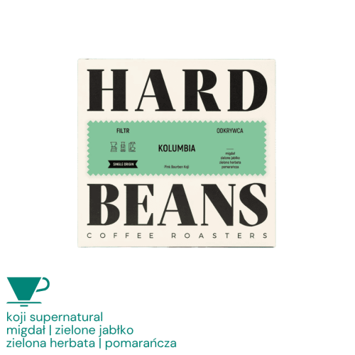 Hard Beans Kolumbia Pink Borbon Koji filter 200 g | CoffeeLove