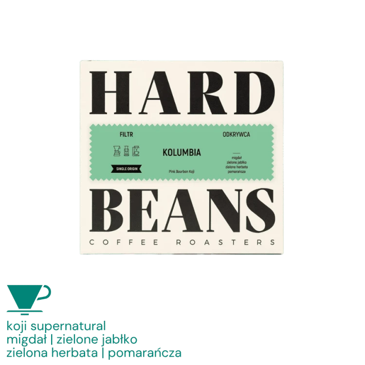 Hard Beans Kolumbia Pink Borbon Koji filter 200 g | CoffeeLove