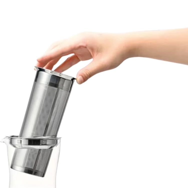 Hario Cold Brew Coffee Carafe 1 l - butelka do Cold Brew, stalowy filtr | CoffeeLove